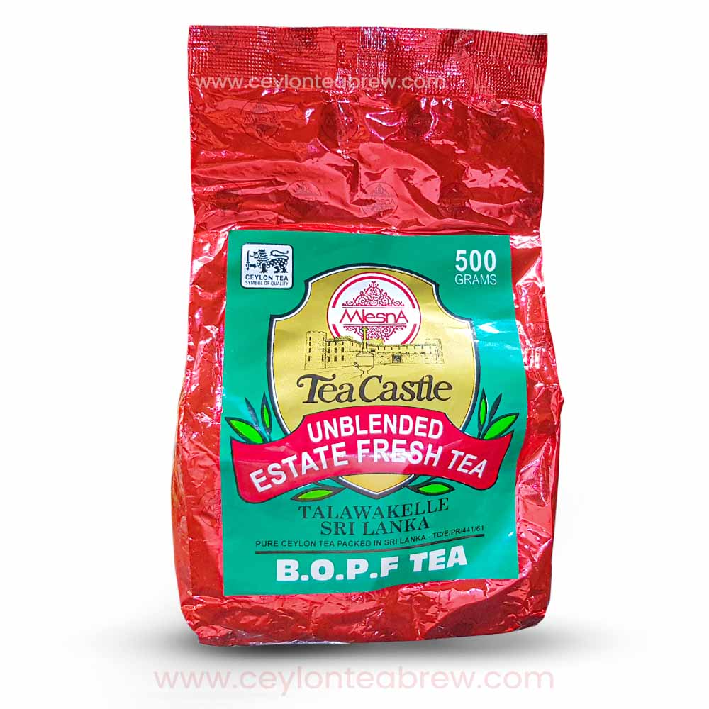 Mlesna Ceylon tea castle unblended estate fresh loose tea BOPF