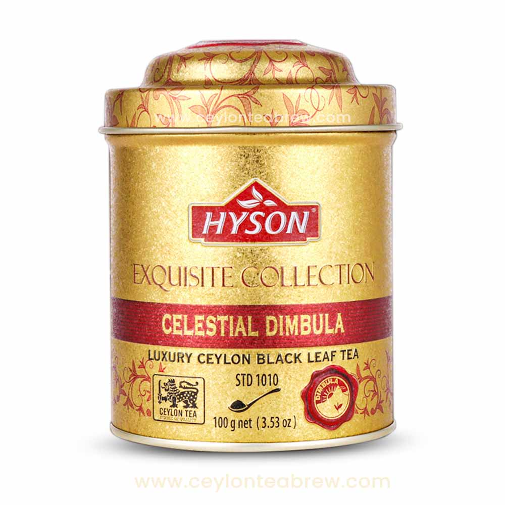 Hyson Ceylon pure luxury Ceylon black leaf tea Celestial Dimbula