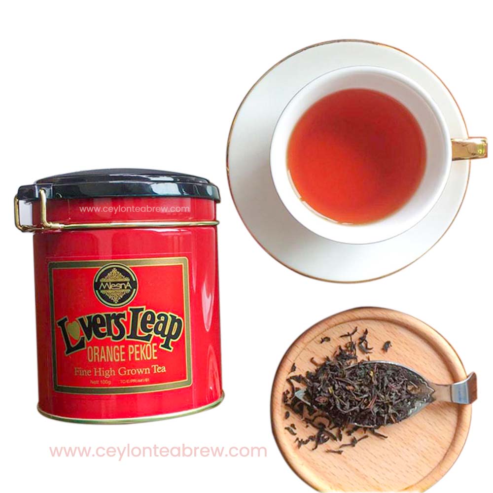 Mlesna Ceylon Luxury Leaf tea lover's leap orange pekoe