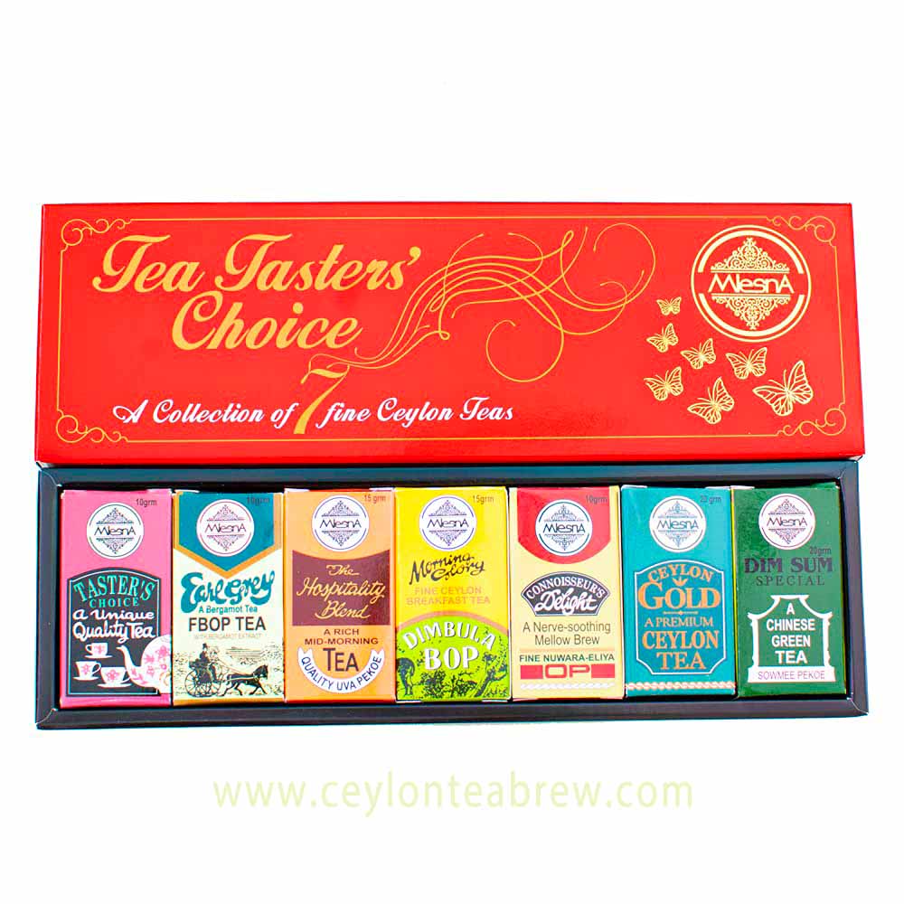 Mlesna Pure Ceylon multi collection tea gift pack