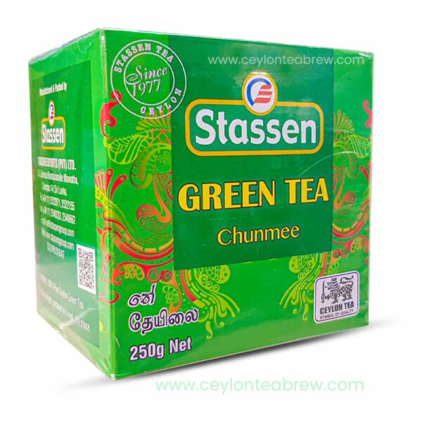 Stassen Ceylon organic Chunmee Pure green leaf tea