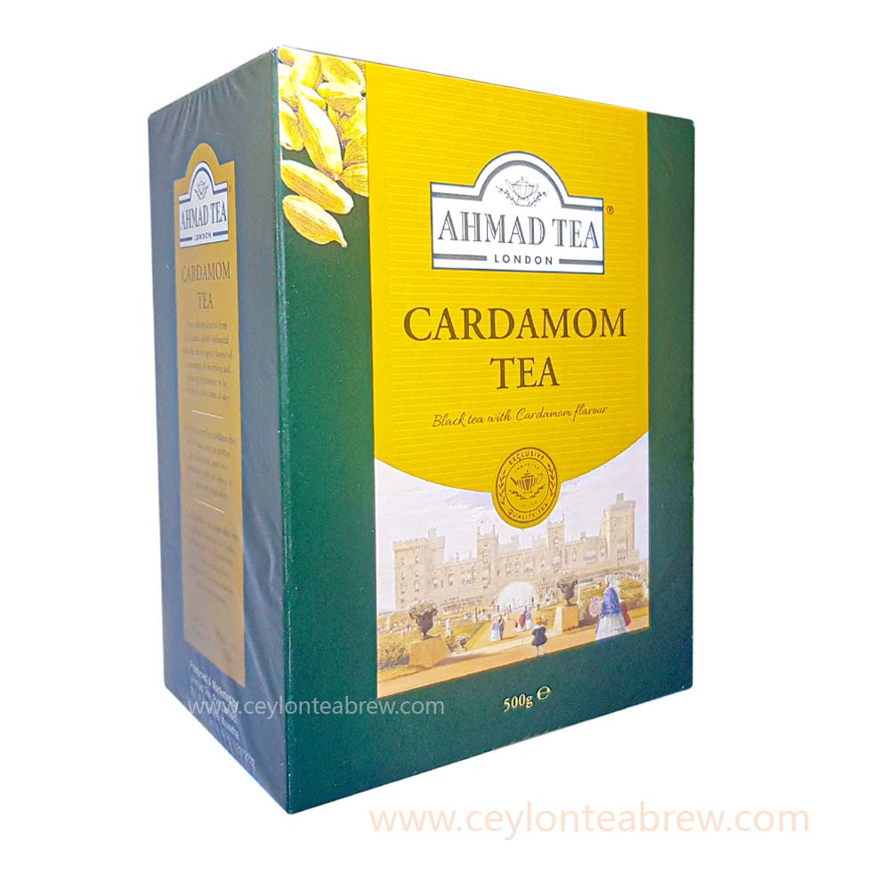 Ahmed Tea London Ceylon black leaf tea with cardamom extracts 500g