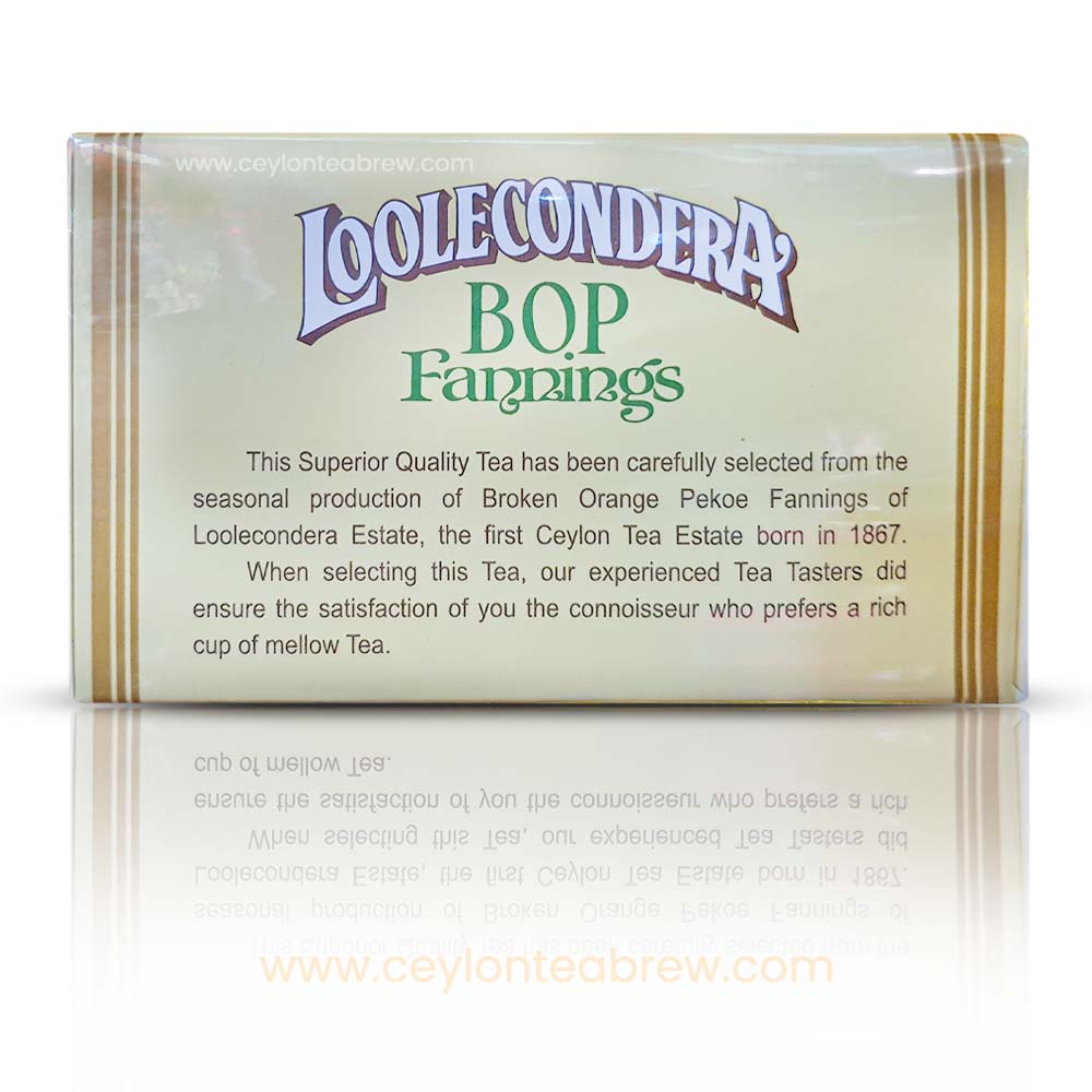 Mlesna Ceylon Loolecondera BOP strong brew superior tea 50g