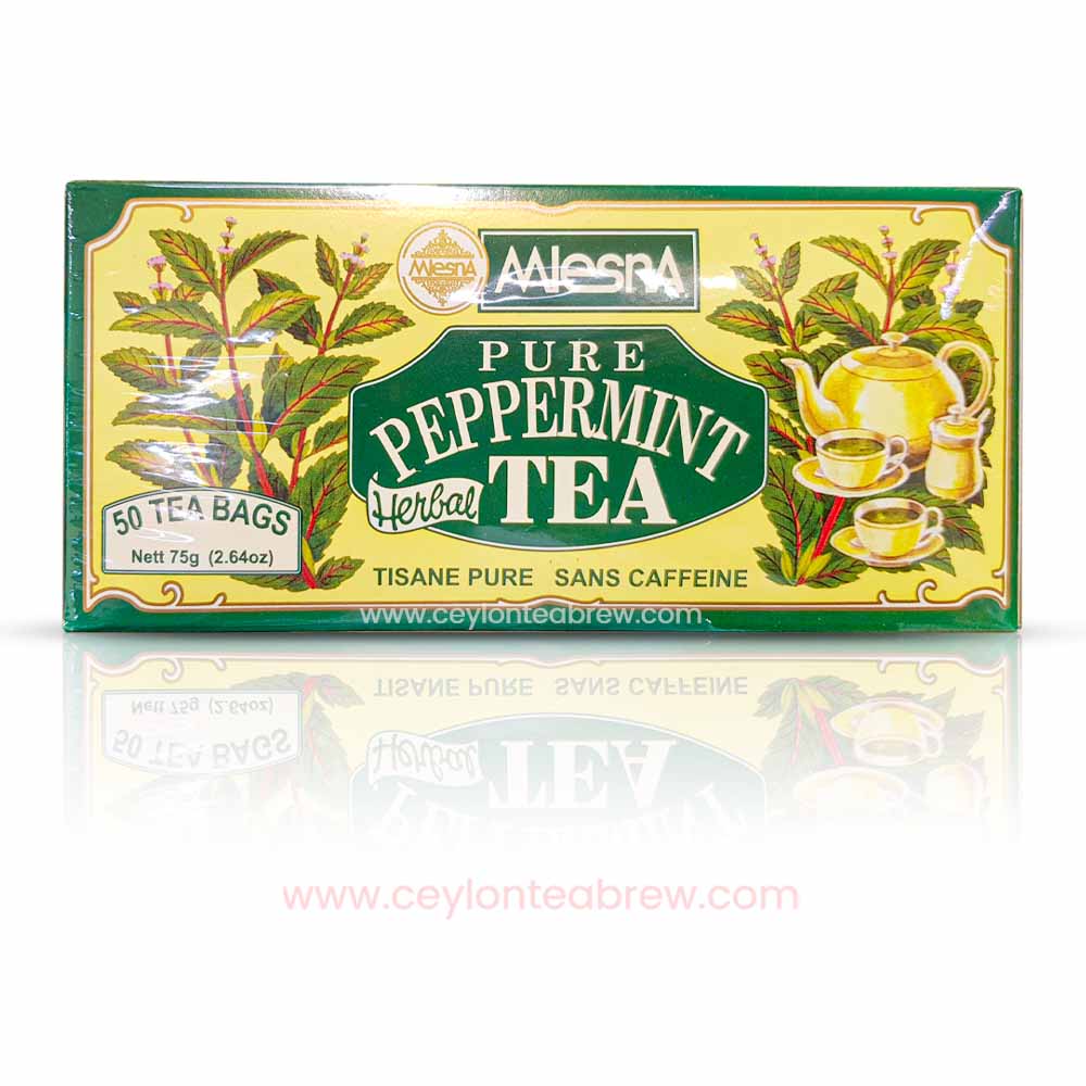 Mlesna Ceylon Pure Peppermint tea tisane pure sans