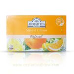 Almed tea London mixed citrus orange and lemon flavored black tea bags