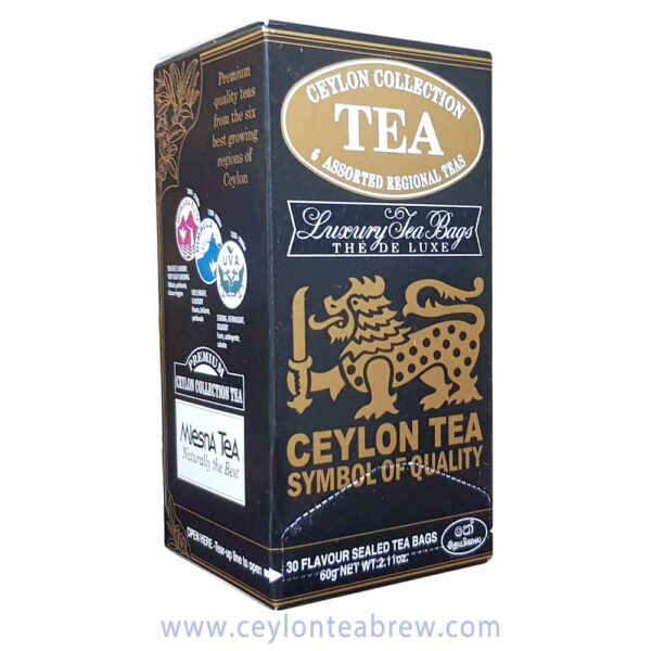 Mlesna Ceylon Black luxury tea bags Assorted Regional tea collection