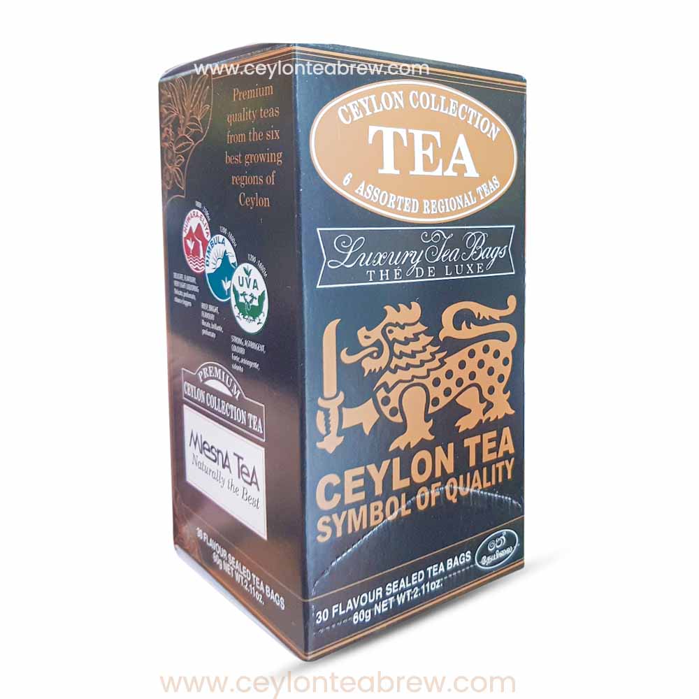 Mlesna Ceylon Black luxury tea bags Assorted Regional tea collection