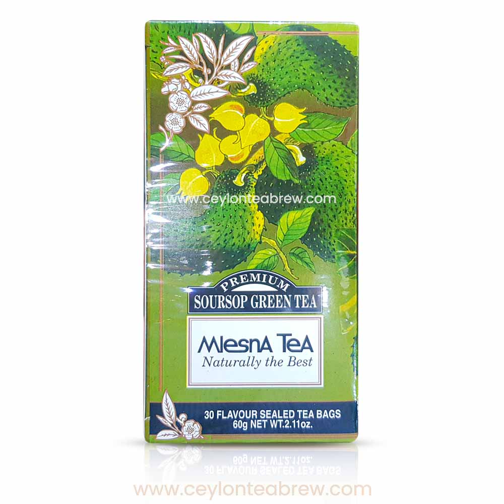 Mlesna Ceylon Black luxury tea bags with Soursop green tea