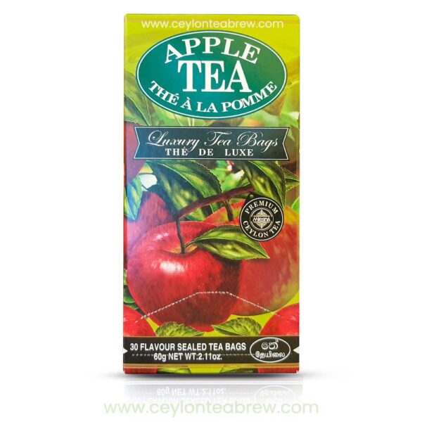 Mlesna Ceylon Black luxury tea bags with apple flavor