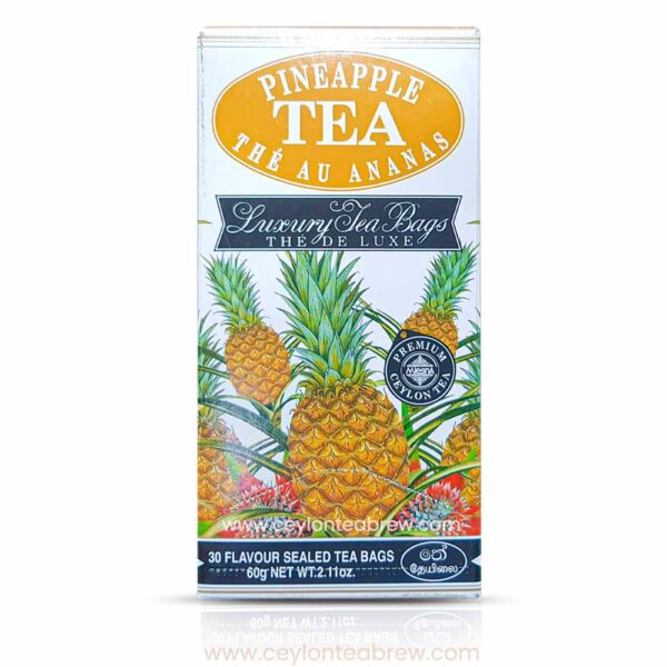 Mlesna Ceylon Black luxury tea bags with pineapple flavor