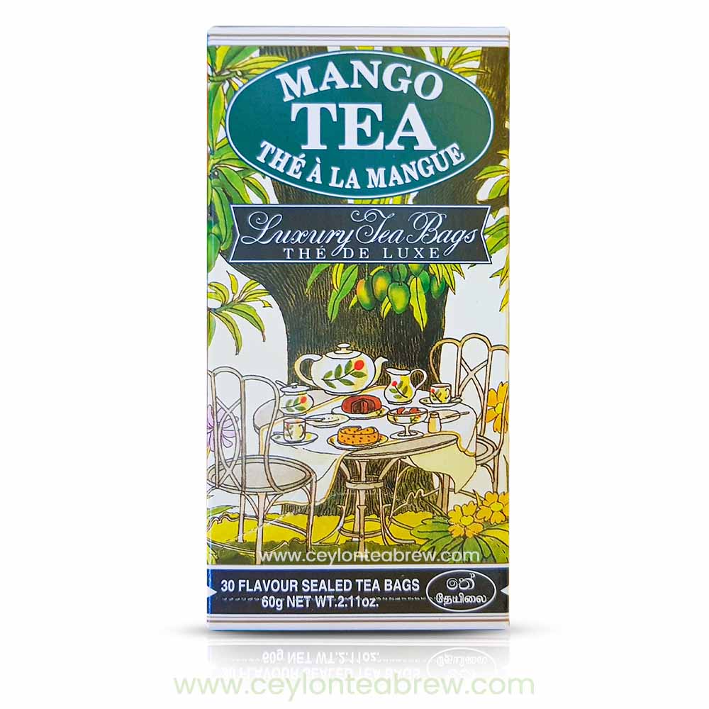 Mlesna Ceylon Luxury tea bags with Mango flavor