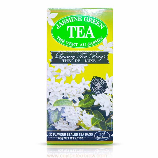 Mlesna Ceylon green tea luxury bags with Jasmine extracts