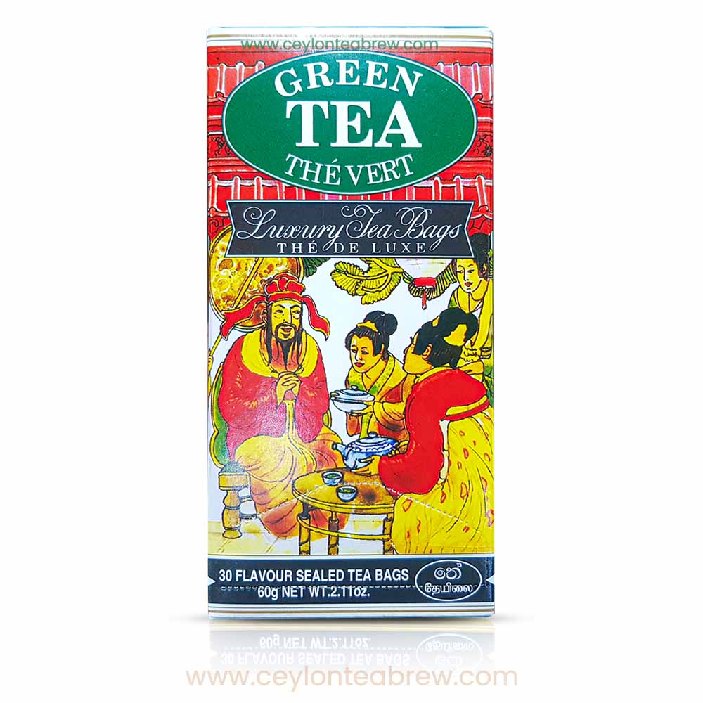 Mlesna Ceylon pure Green tea luxury tea bags