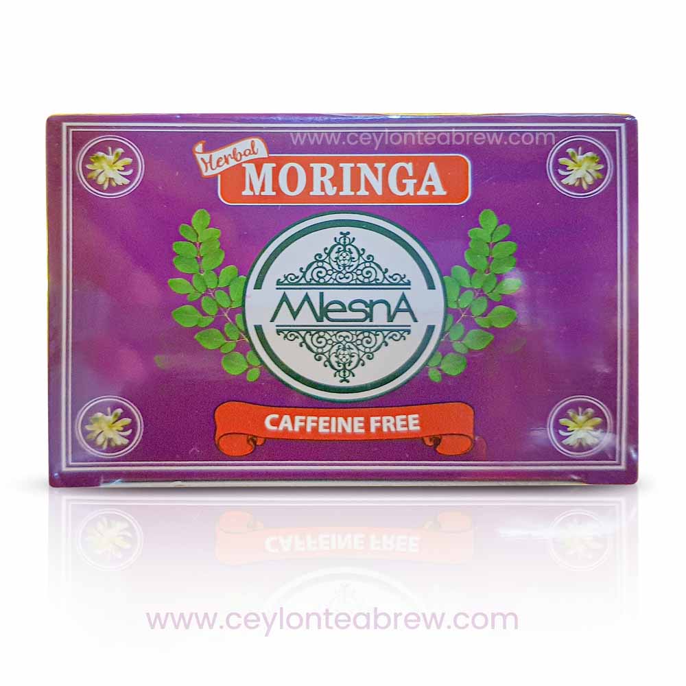 Mlesna Herbal Moringa tea drink caffeine free