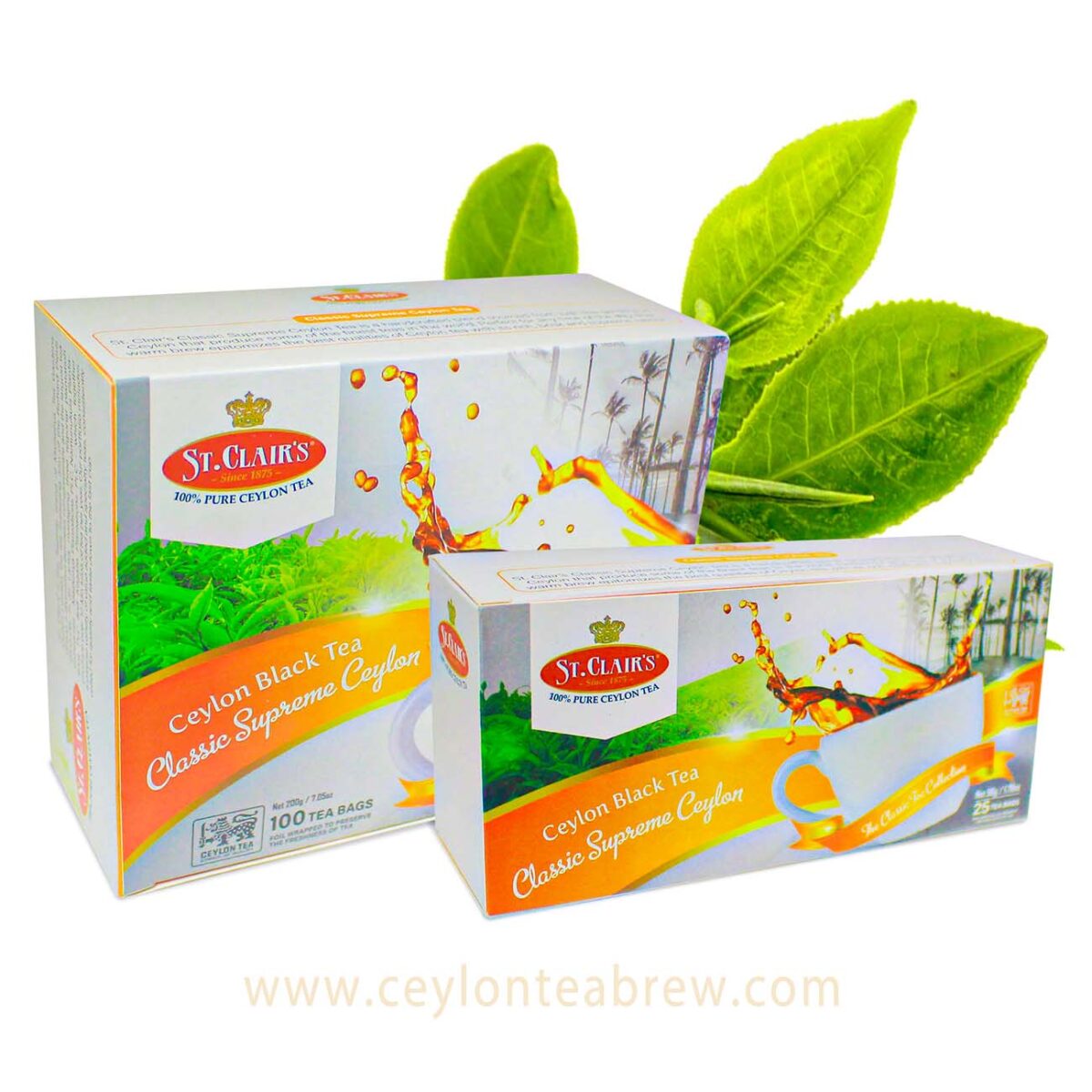 St. Clair's Ceylon black tea classic supreme tea bags