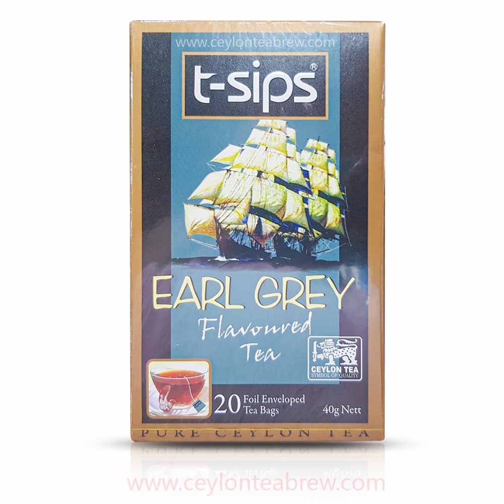 T- sips ceylon black tea bags earl grey tea