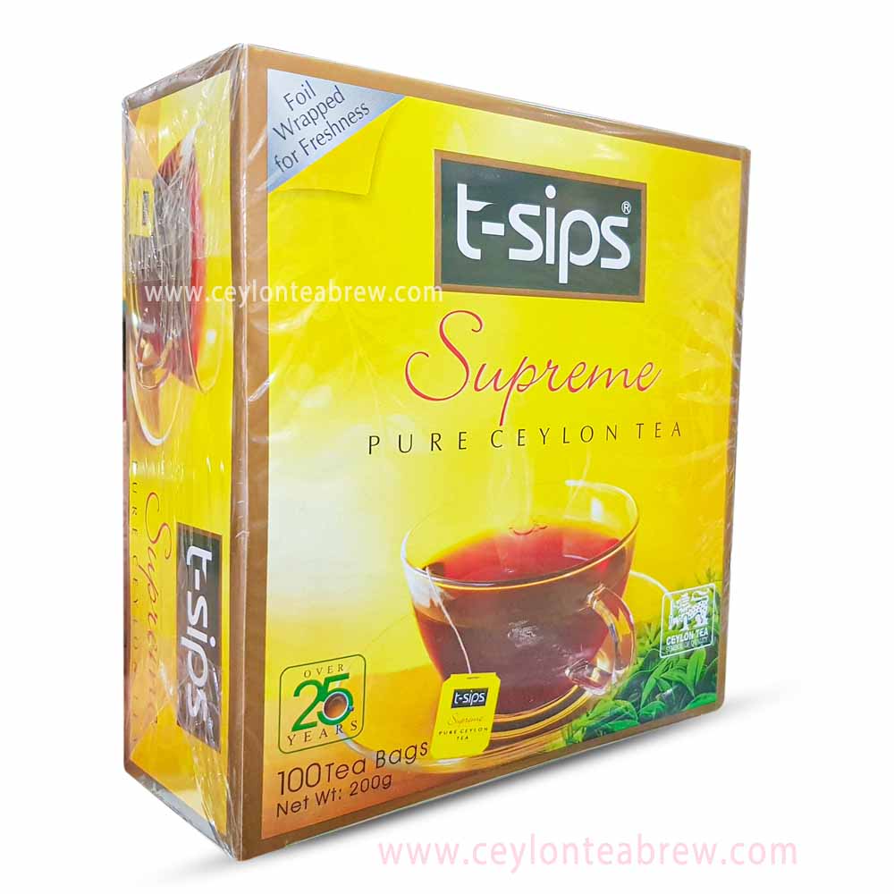 T sips ceylon supreme Black tea 100 bags