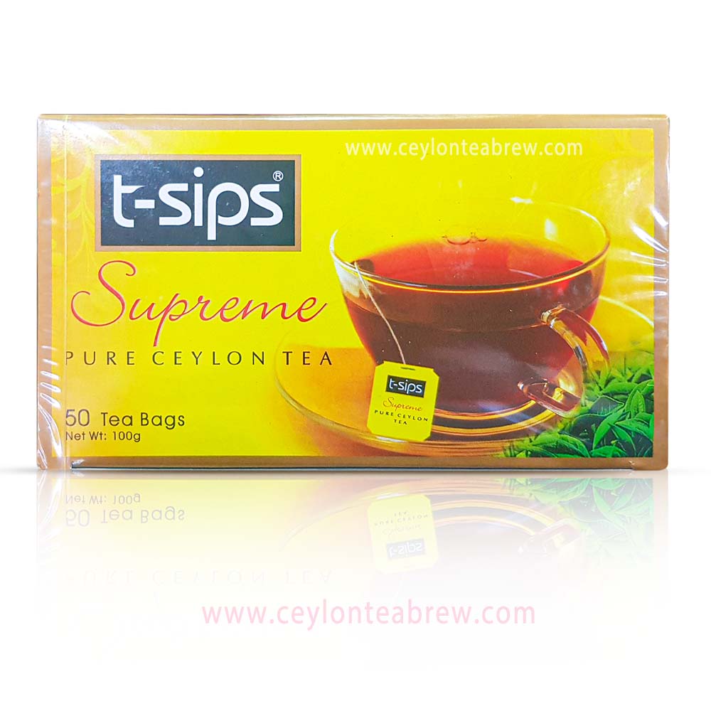 T sips ceylon supreme Black tea 50 bags