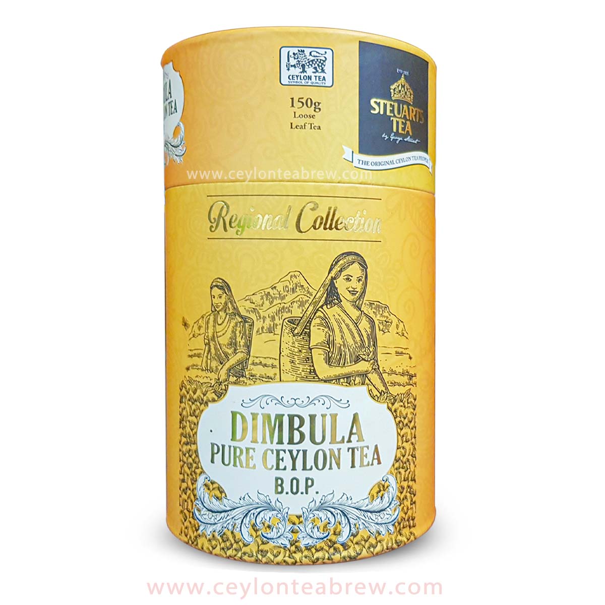 steuarts ceylon pure black leaf tea regional collection