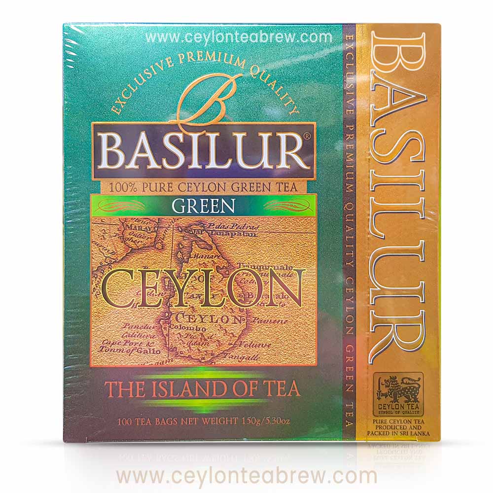 Basilur Ceylon premium quality Green tea bags