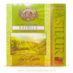 Basilur Ceylon pure green tea bags 150g