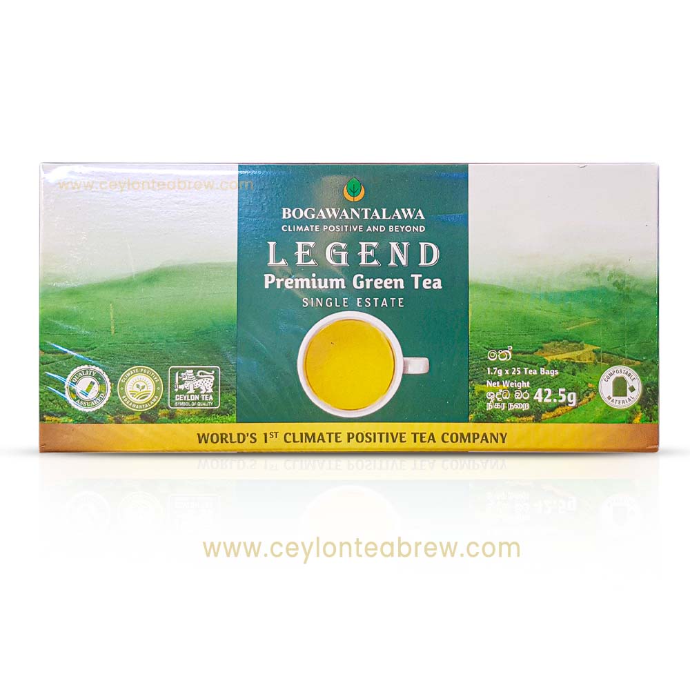 Bogawanthalawa Ceylon legend pure green tea bags