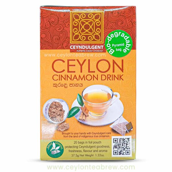 Ceyndulgent Ceylon Pure Cinnamon drink 20 bags