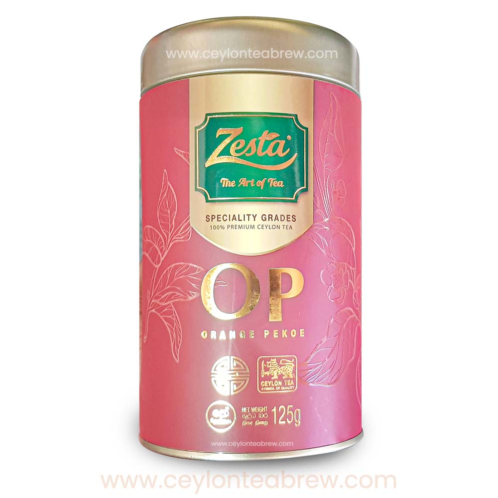 Zesta Ceylon orange Pekoe specialty grade leaf tea
