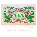 Mlesna Ceylon loose leaf tea with cinnamon extracts in wooden box
