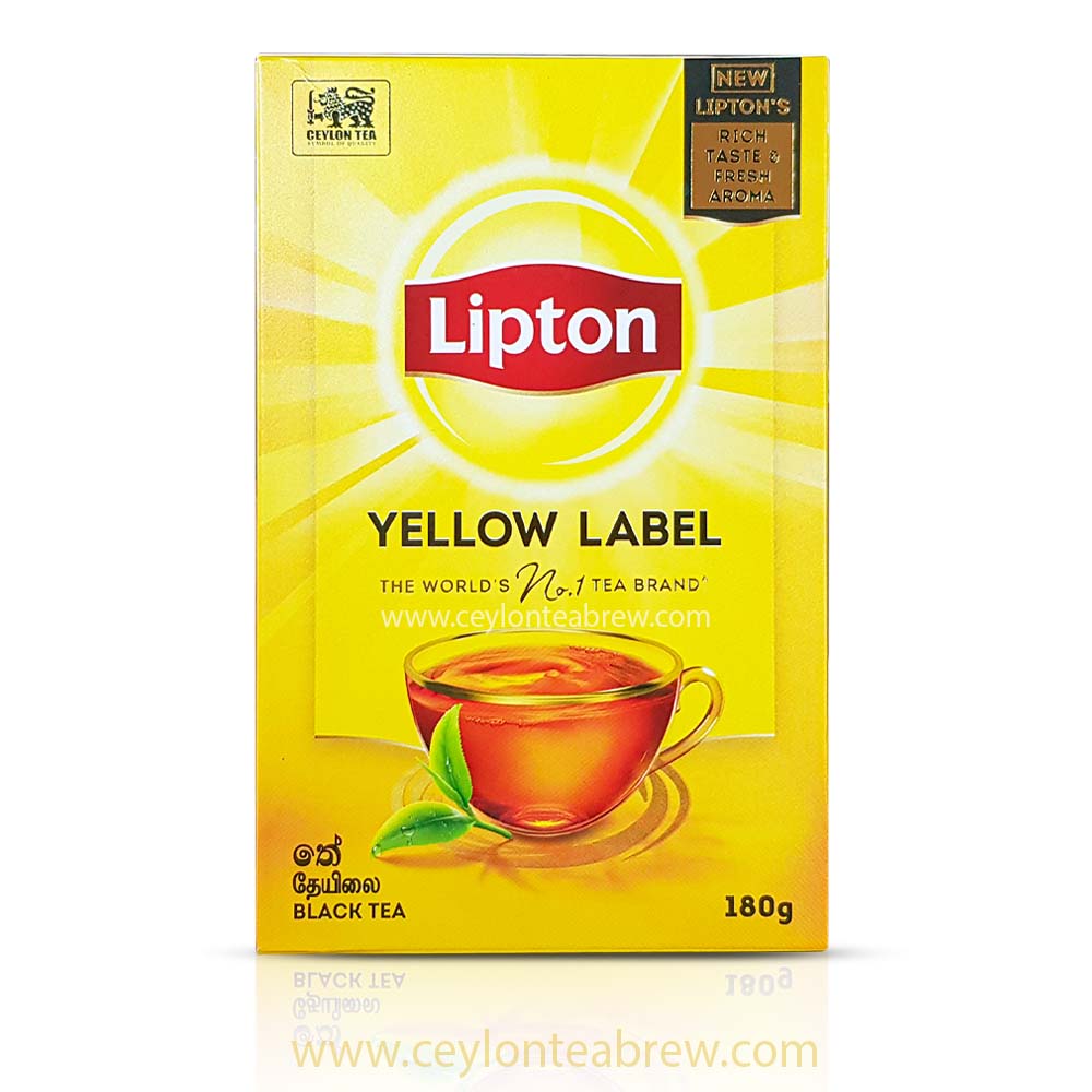 Ceylon Lipton yellow label black tea 180 g