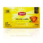 Ceylon Lipton yellow label black tea 50 bags