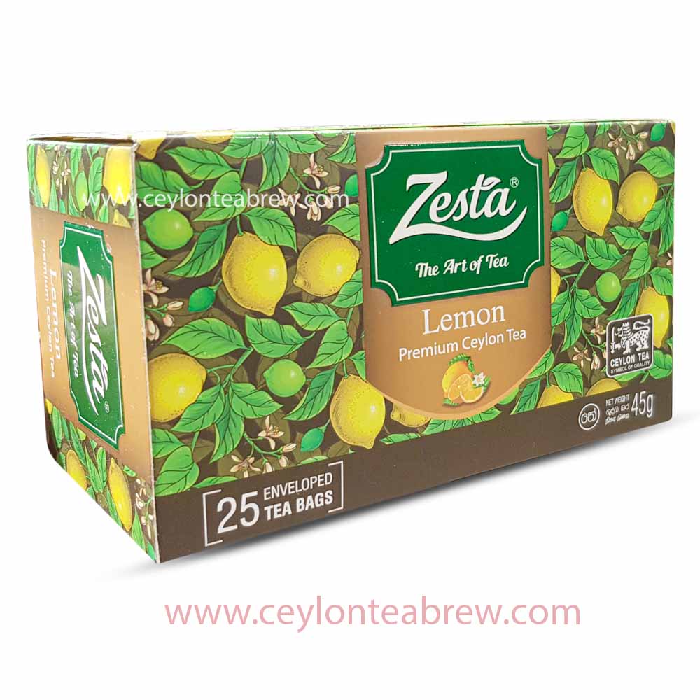 Zesta Ceylon tea with natural Lemon tea bags 1