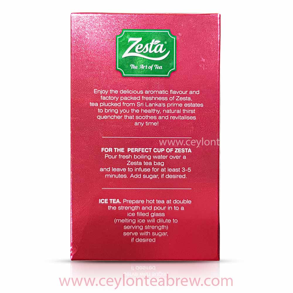 Zesta Ceylon English breakfast tea bags