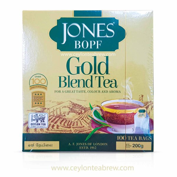 jones Ceylon BOPF gold blend tea 100 bags