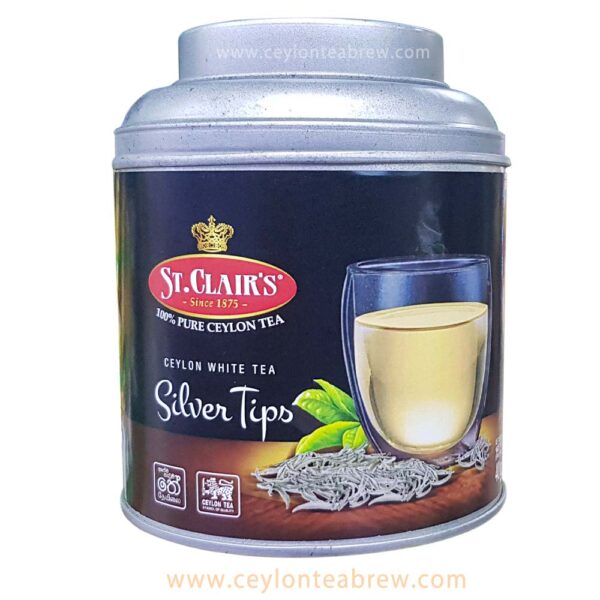 St clair's Pure Silver tips luxury white tea in caddy 2