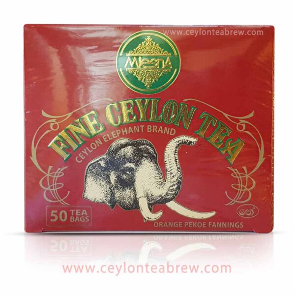 Mlesna Ceylon fine black tea elephant brand tea bags