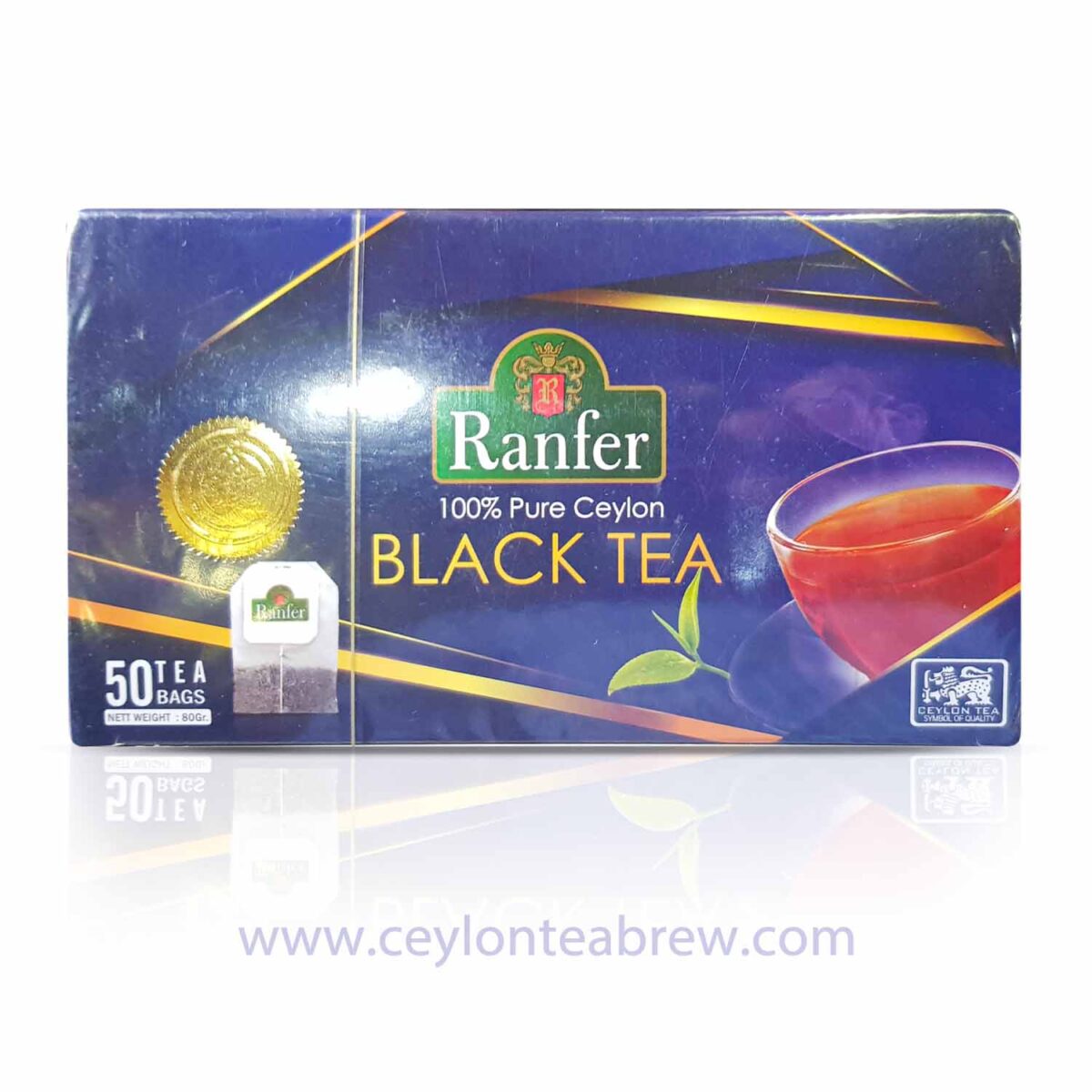 Ranfer Ceylon pure black tea 100 bags