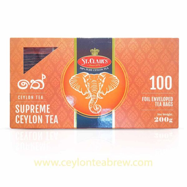 St.Clair's Ceylon supreme Ceylon tea black tea 100 bags
