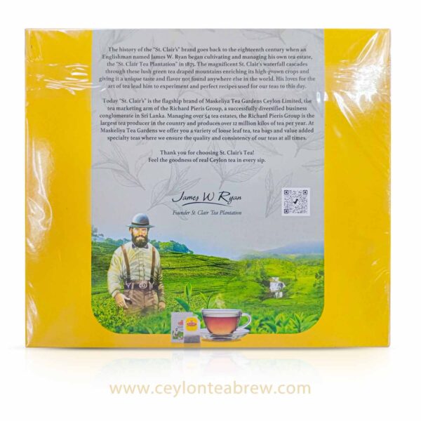 St.Clcair's Ceylon Black tea bags master blenders tea