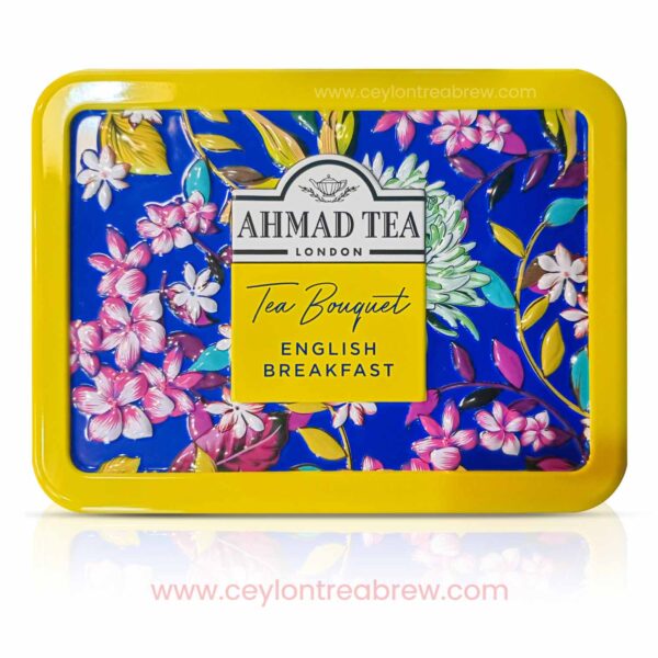 Ahmed London English Brekfast tea bouquet tin