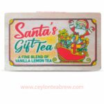 Mlesna Ceylon loose leaf tea with vanilla and lemon extracts in wooden bo