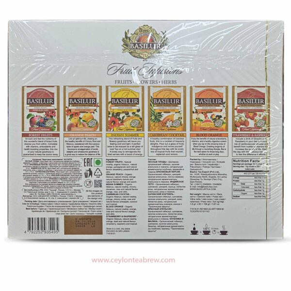 Basilur fruit infusions flowers and herbs