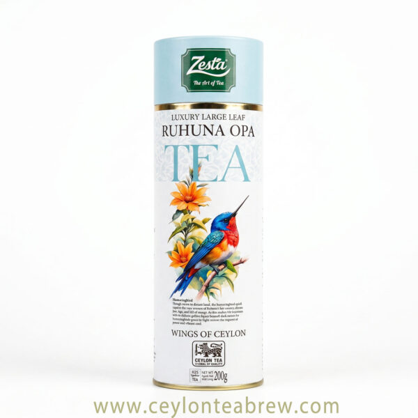 Zesta Ceylon luxury large leaf tea Ruhuna OPA