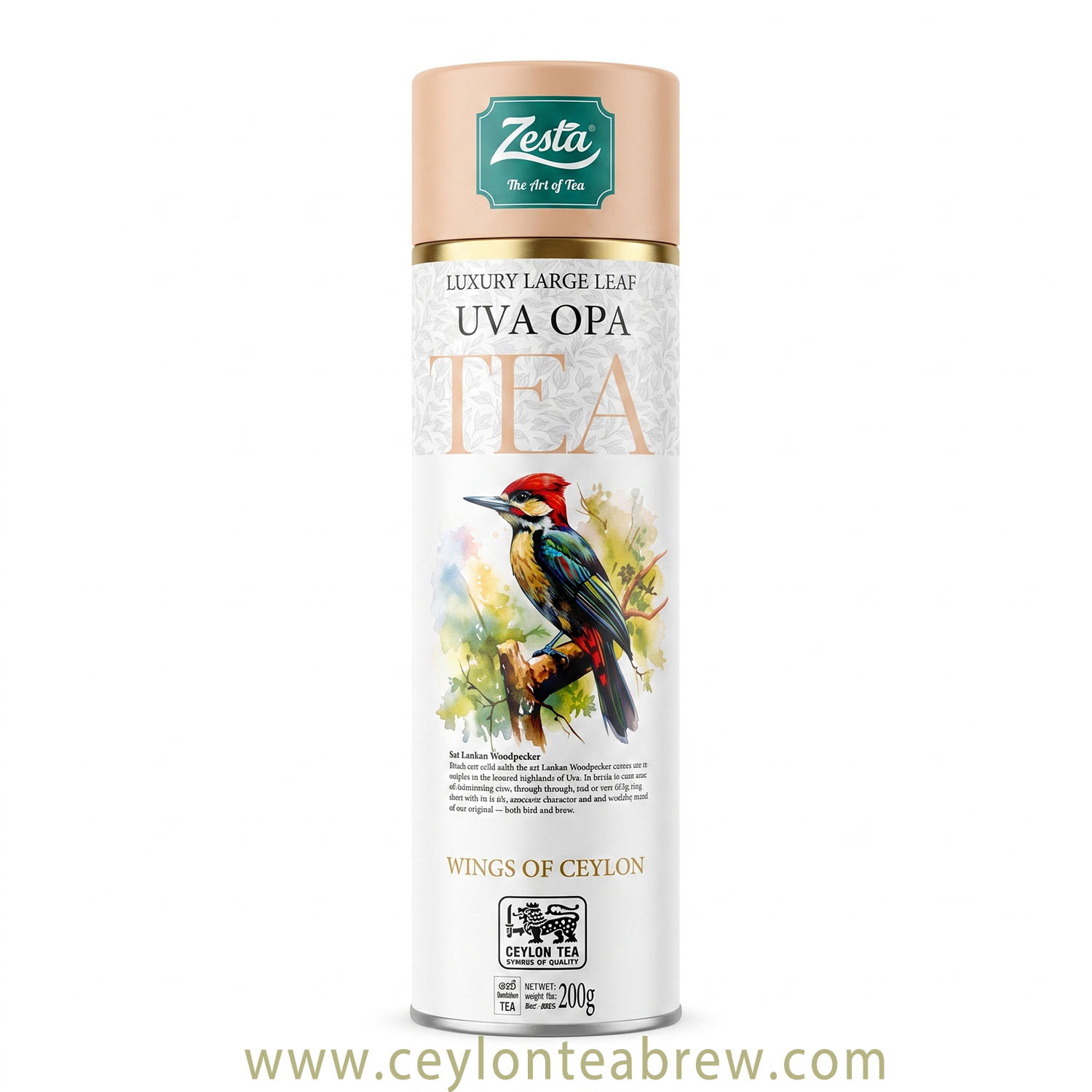 Zesta large leaf tea Uva OPA 1 2 Zesta Ceylon luxury large leaf tea Uva OPA